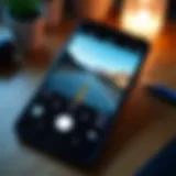 A close-up of an iPhone displaying the editing interface for slow-motion video