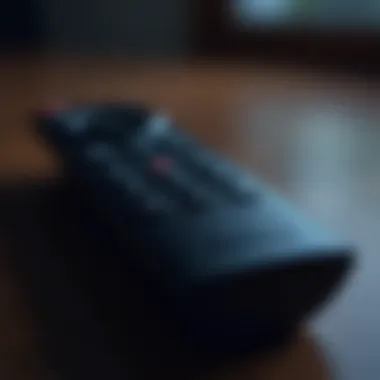 Fire TV Remote Buttons Close-up of Fire TV remote buttons