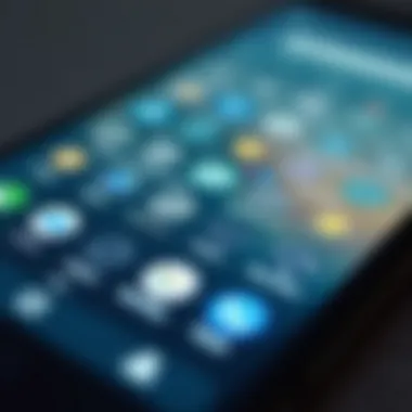 Comparison of different weather apps with shortcuts