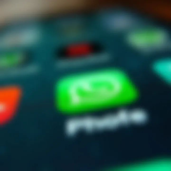 Various WhatsApp-compatible apps displayed