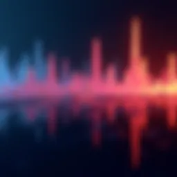 Vibrant audio wave illustration representing enhanced sound quality