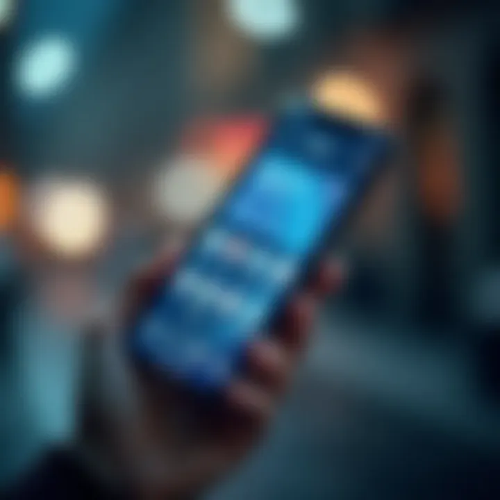 Clutter-free iPhone user interface