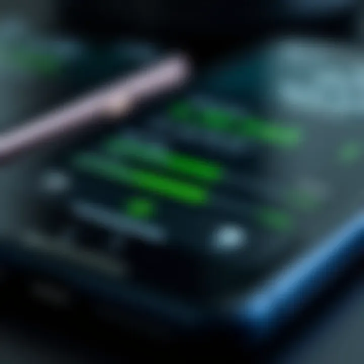 Battery health information screen on iPhone