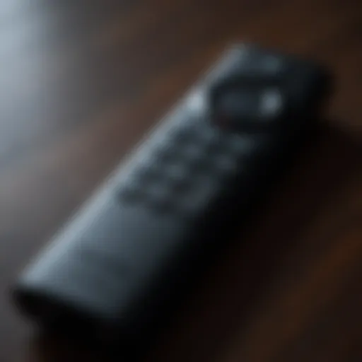 Exploring the layout of a Fire Stick remote