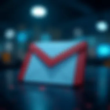 Visual representation of Gmail's filtering algorithms at work